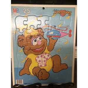Vintage 1987 Large Tray Frame Puzzle Muppet Babies 25 Pieces Jim Henson
